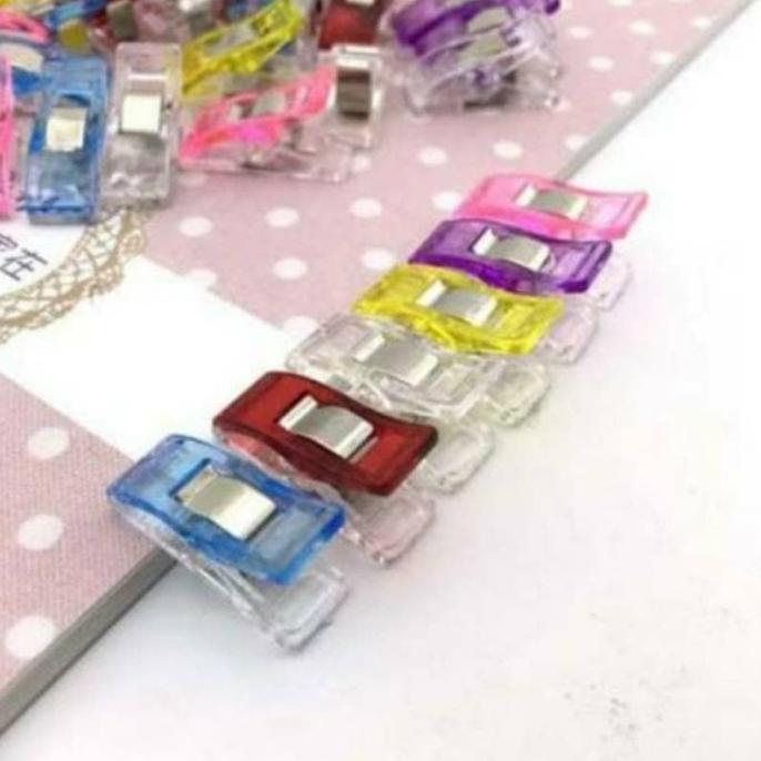 

Wonder Clip - Klip Pembatas/Penjepit Bahan Kain Jahitan Kode 1013