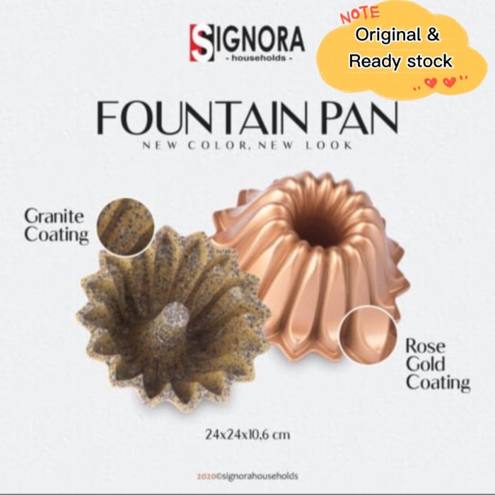 

✅Termurah Loyang Signora Fountain Pan Diskon