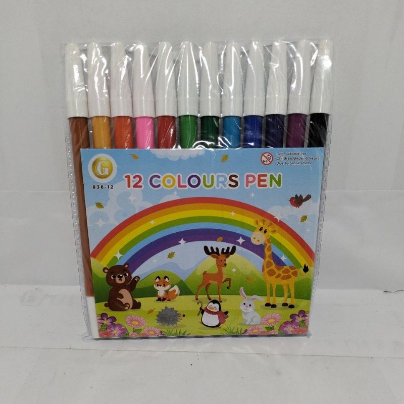 

spidol pulas 12 warna menggambar menulis