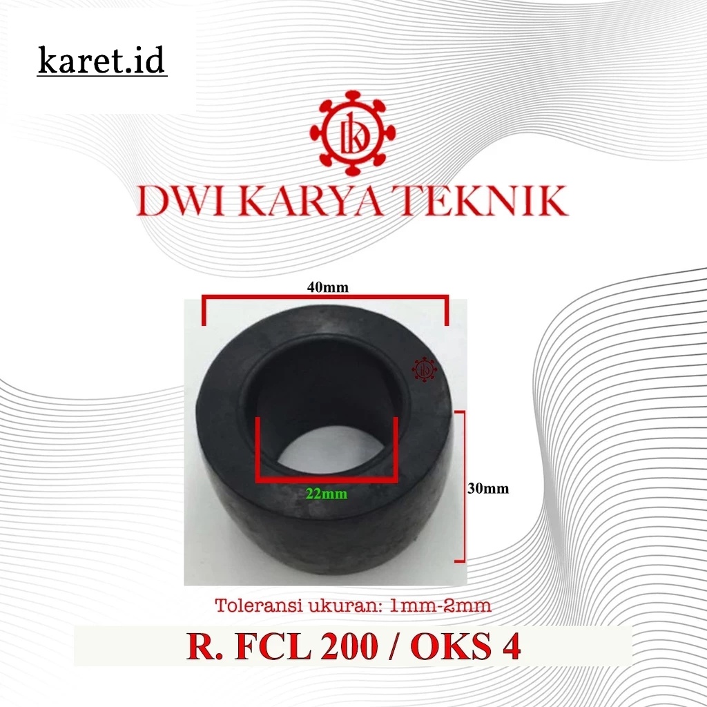 KARET KOPLING FCL 200 / F4 fcl4 #4 / rubber coupling Fcl 4 F4 #4