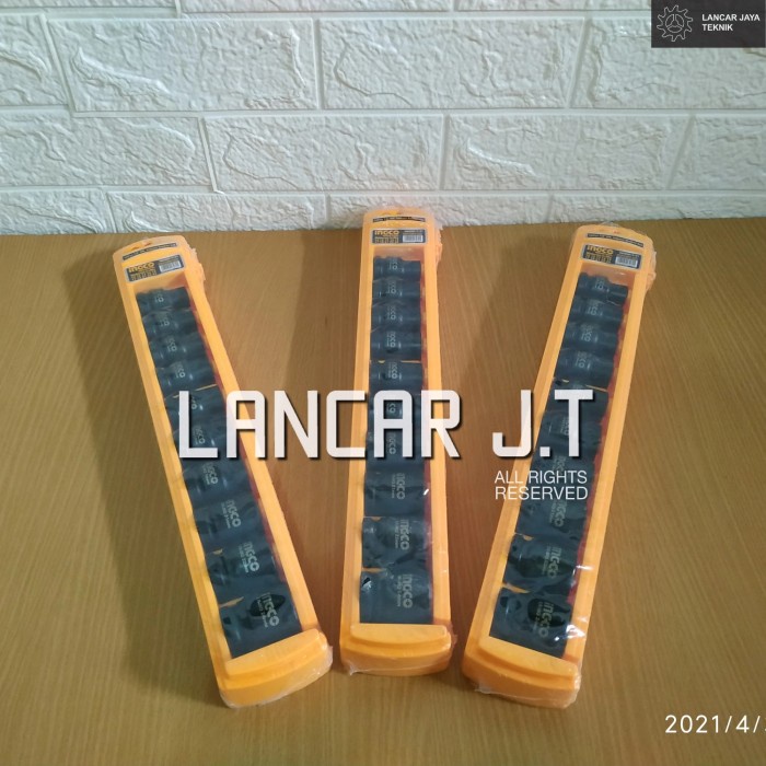 ✅Ori Deep Impact Socket Ingco 10Pcs 1/2 Impact Socket Wrench Set Ingco Limited