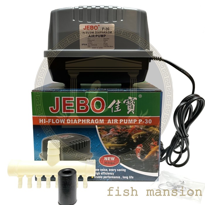 ✅Original Jebo Hi Flow Diaphragm Air Pump P-30  Pompa Diafragma P30  P 30 Bisa Gojek