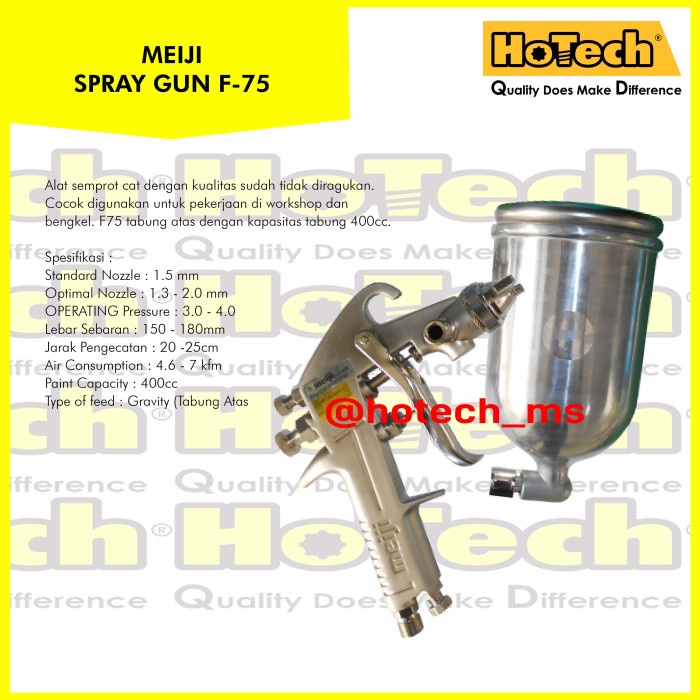 ✅Original Spray Gun MeijiSpray Panting Gun / Spit Cat Meiji F75 Tabung Atas Terbatas