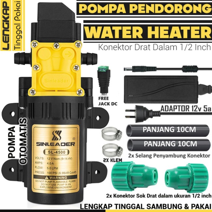 ✅Original Pompa Pendorong Otomatis Pket Lengkap Versi Drat Dalam Kecil - Sin4949 Limited