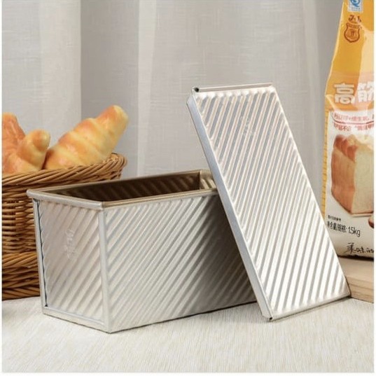 

✨Baru Sn2054Tutup Loaf Pan Sanneng450Gr NonstickLoyang Roti Tawar20X10X10 Berkualitas