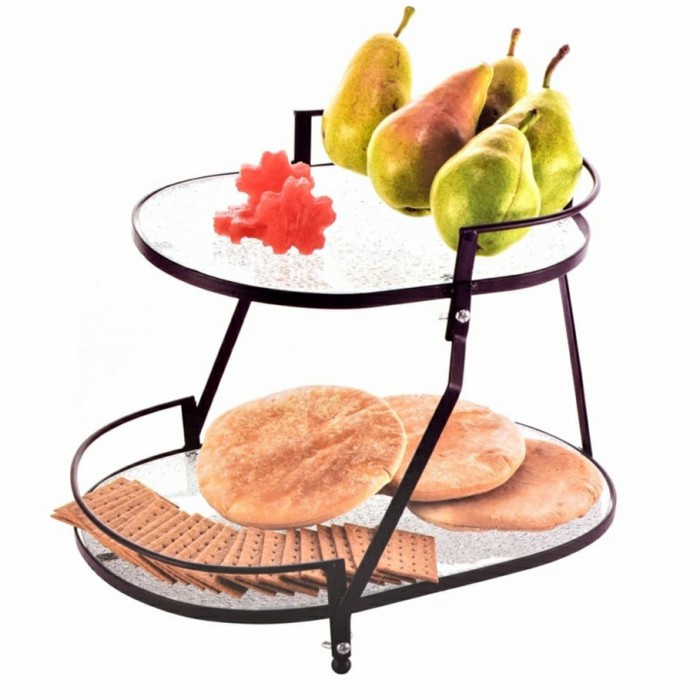 KRISHOME WADAH SAJI KUE 2 TINGKAT