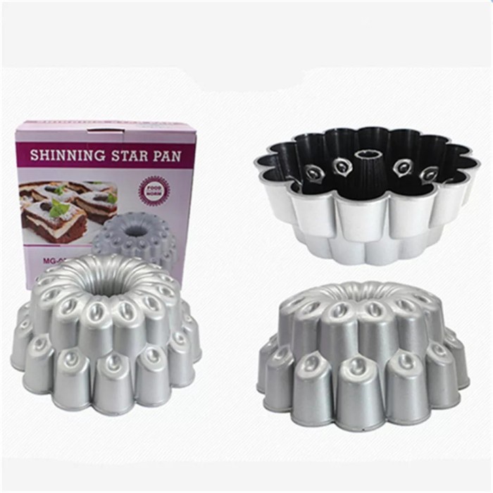 

✅Termurah Loyang Cake Bundt Shining Star Pan Mg 005 Anti Lengket Tebal Bisa Sameday
