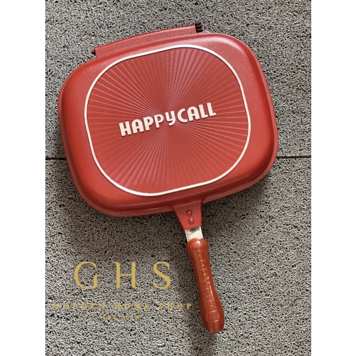 ✨Baru Happy Call Double Pan 32Cm  Wajan Penggorengan  Teflon Happy Call Diskon