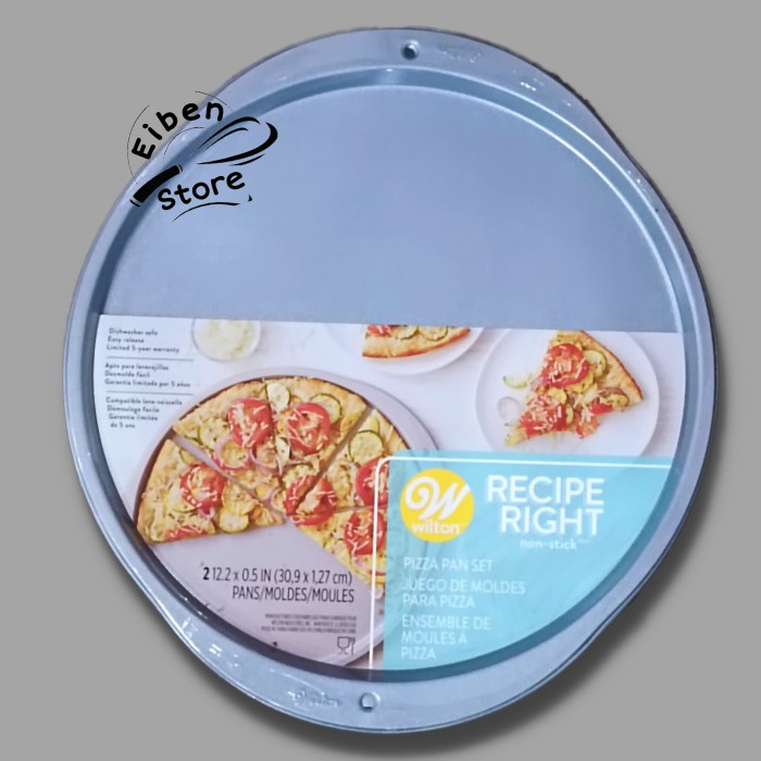 

✅Termurah Wilton Recipe Right Pizza Pan 122 Isi Set-2 / Loyang Pizza 12 Set-2 Bisa Sameday
