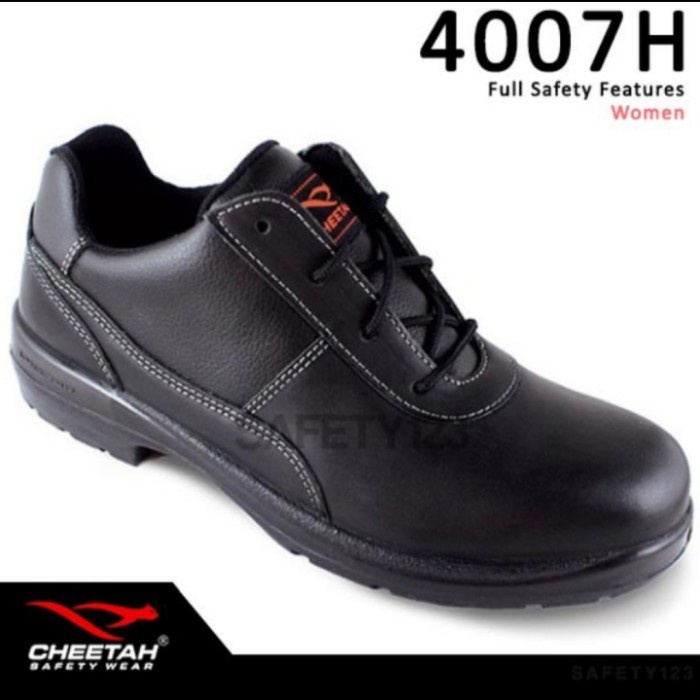 ✨COD Sepatu Cheetah 4007H For Woman Wanita Safety Wear Shoes Berkualitas