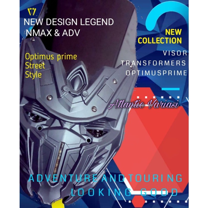 ✨COD Terbaru Variasi Windshield Tameng Optimus Nmax New 2020 Adv 150 Limited