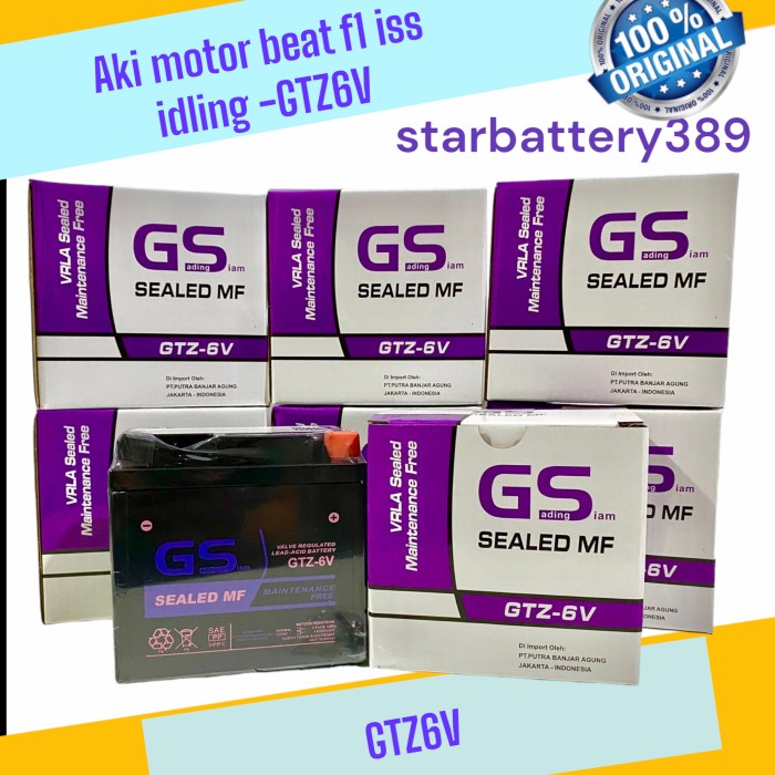 ✨New Aki Motor Honda Vario 150 Tekno Gtz7S Gs E Aki Kering Vario 150 Bisa Gojek