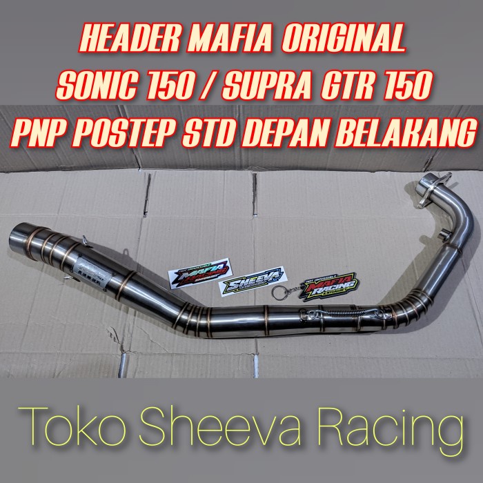 ✨New Ori Leher Header Knalpot Supra Gtr Sonic150 Header Sonic 150 Atau Supragtr Terbatas