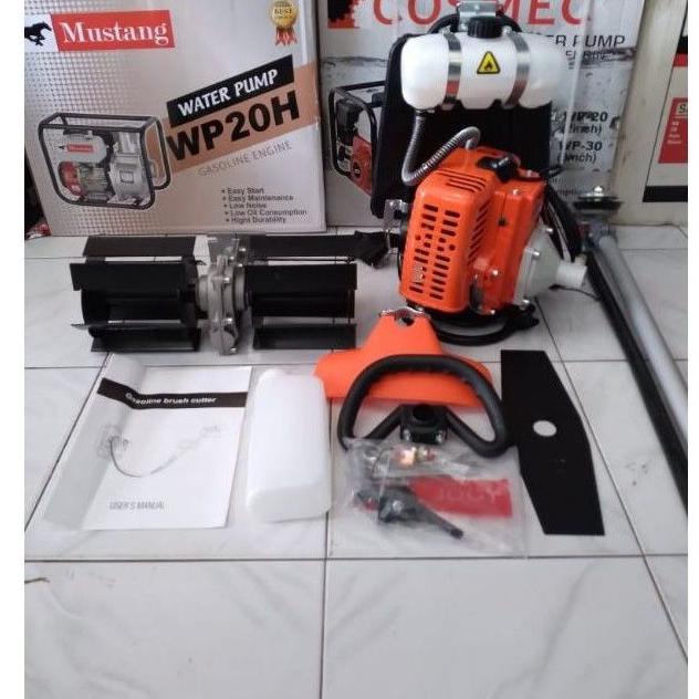 Paket (2In1)Mesin Potong Rumput 328+Cultivator Bajak Sawah