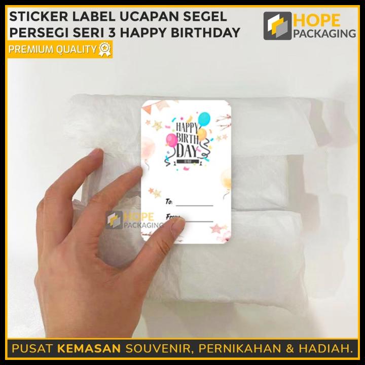 

GRATIS ONGKIR ( 1 PACK ISI 50 PCS ) STICKER LABEL UCAPAN (HAPPY BIRTHDAY) SERI 3 !!!!!!!