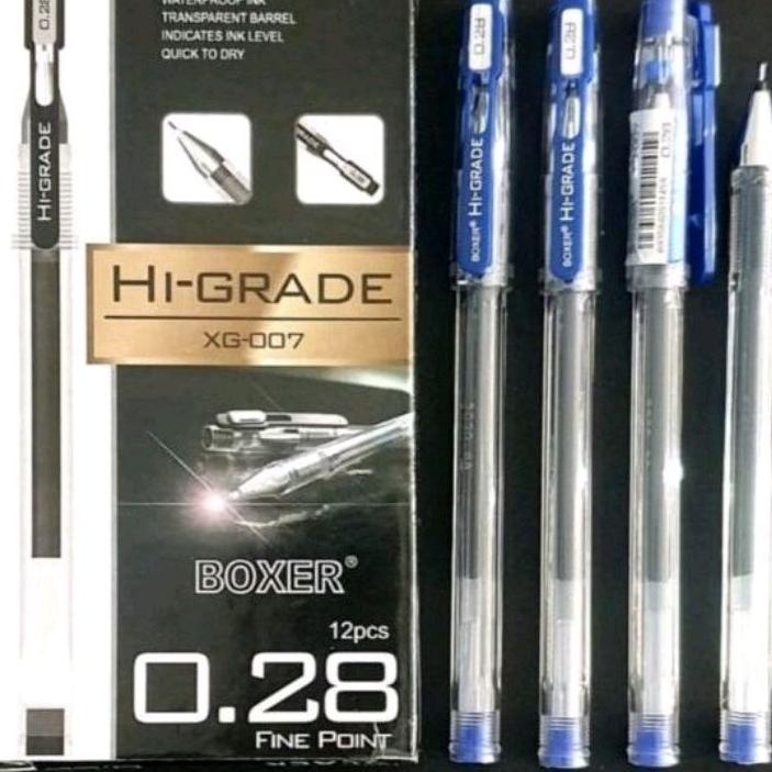 

PROMO SPECIAL PULPEN GEL HI- GRADE 0.28 XG007 HITAM TERMURAH