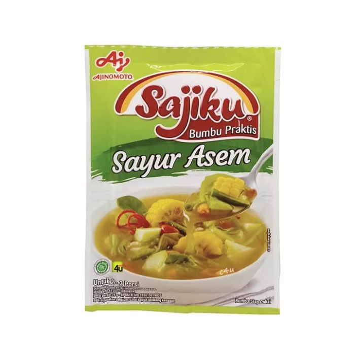 

SAJIKU BUMBU SAYUR ASEM 23GR /PCS