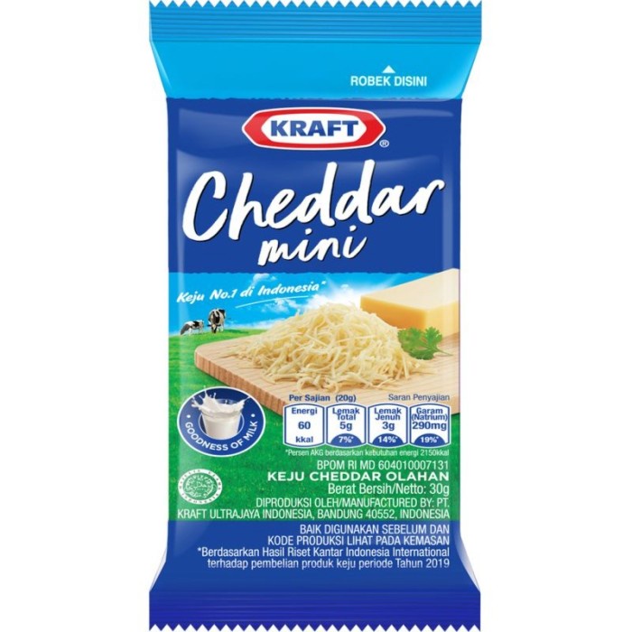 

KRAFT CHEDDAR MINI 35GR /PCS