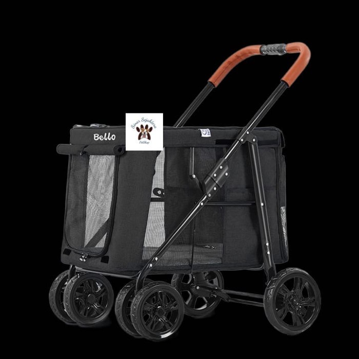 Pet Stroller Jumbo Kereta Dorong Anjing Kucing Besar BELLO