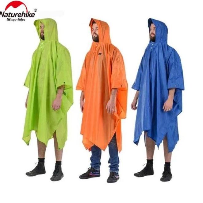  JAS HUJAN PONCO NATUREHIKE NH17D002 20D 210T RAINCOAT MULTIFUNGSI