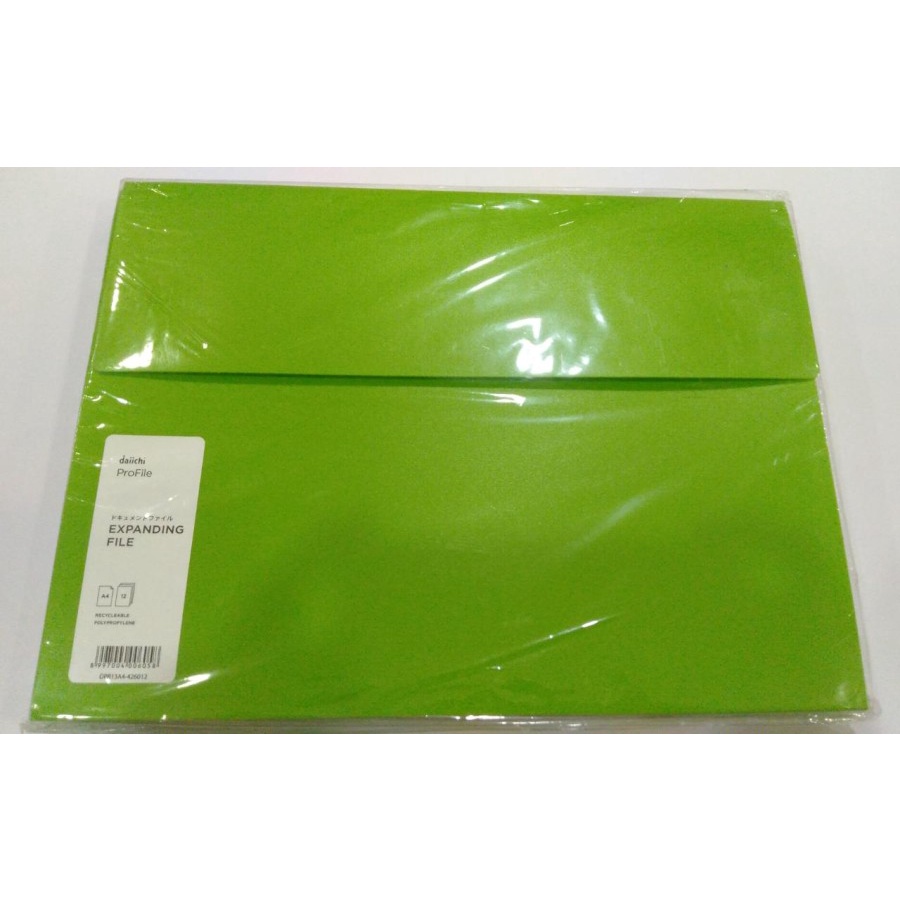 

EXPANDING FILE DAIICHI DPR A4 12 PRO CLS LIGHT GREEN