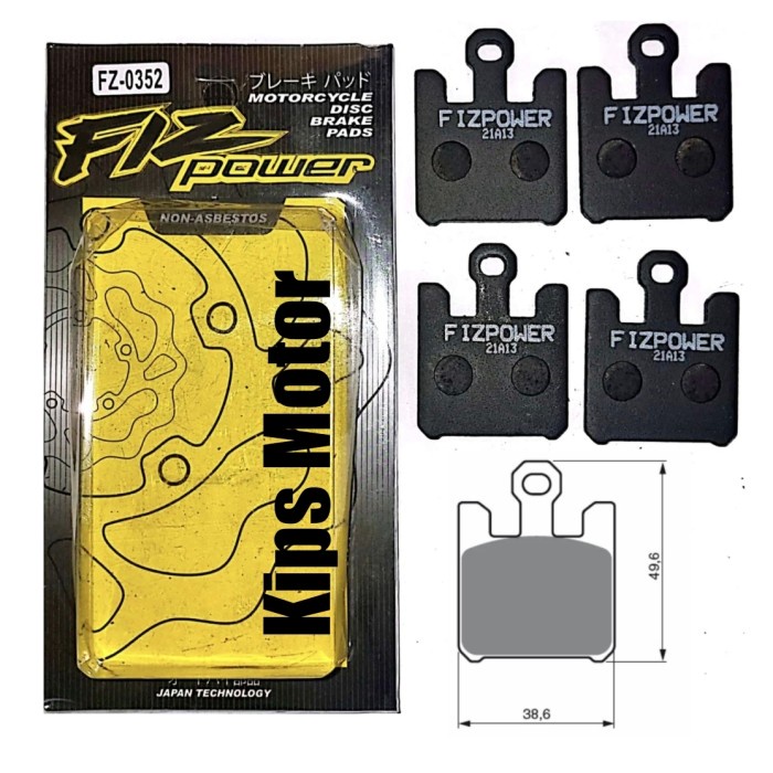 ✨Original Kampas Rem Depan Tokico Kawasaki Zx 6 R Zx6 Zx 10 Zx10 Zx 636 Berkualitas