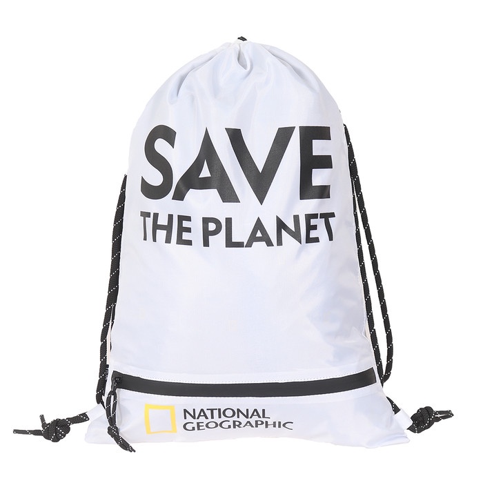 ✨Original Backpack/String Bag National Geographic N08904 White Limited