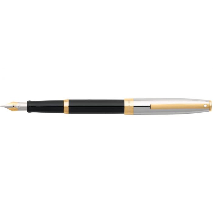 

✨Sale Sheaffer® Sagaris® Black Barrel And Chrome Cap Fountain Pen Terbatas