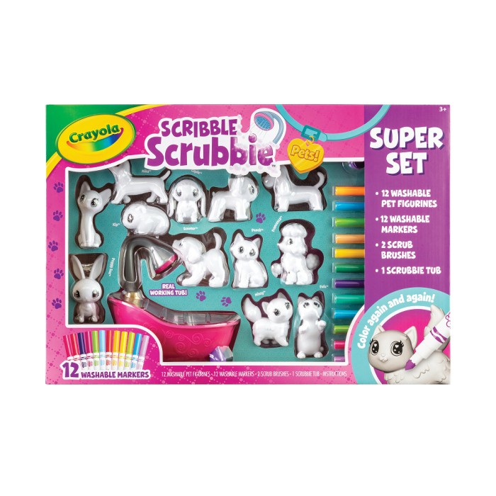 

✨Sale Crayola Scribble Scrubbie Pets Super Set Limited