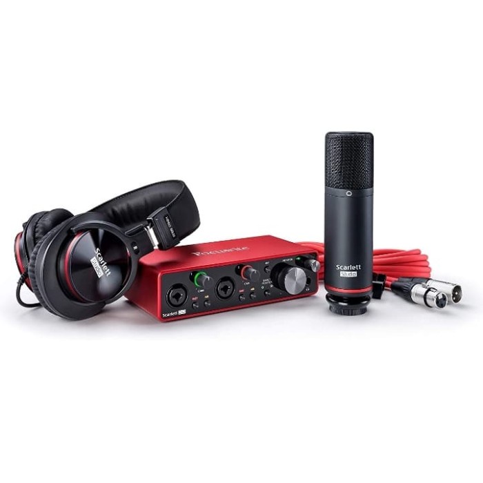 ✨Sale Soundcard Focusrite Scarlett 2I2 Studio Gen 3 Bisa Sameday