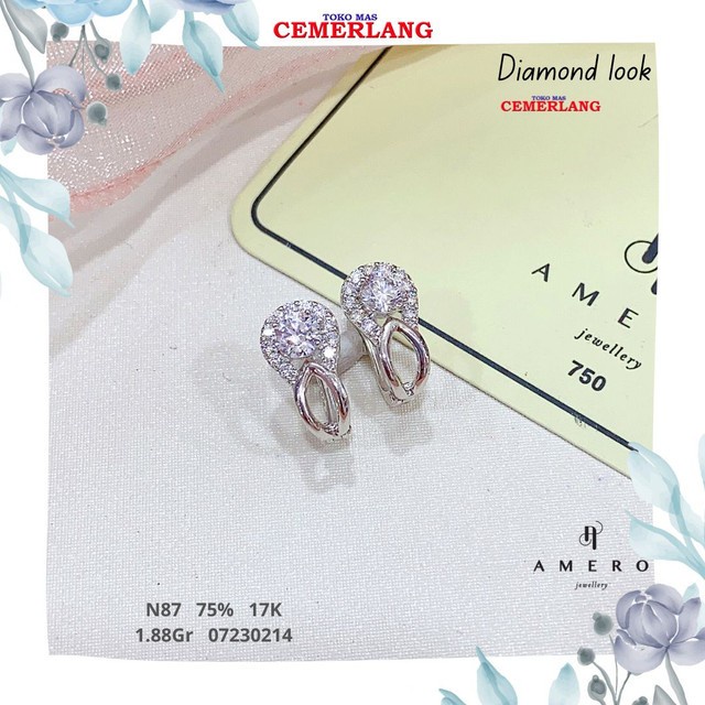 ✨Termurah Anting Amero 750 17K 1.88 07230214 Terbatas