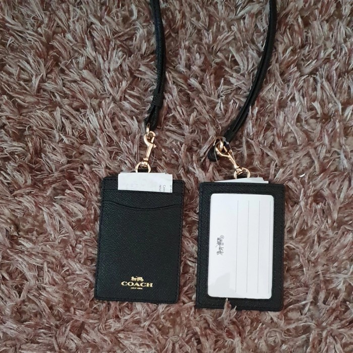 Promo Gantungan Lanyard Id Card Branded Co Black