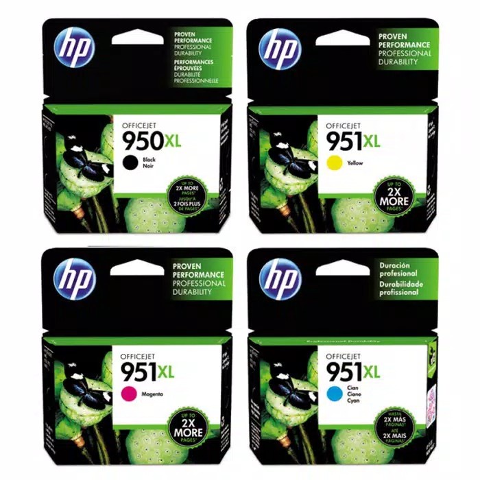 

✨Sale Tinta Hp 950 Xl Black 951 Xl Colour Paket Original Terbaru