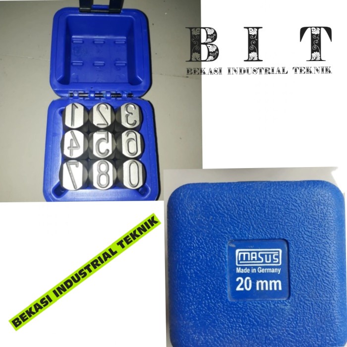 

✨Sale Masus Angka Ketok 20 Mm Stamp Punch Figure 0-9 Berkualitas