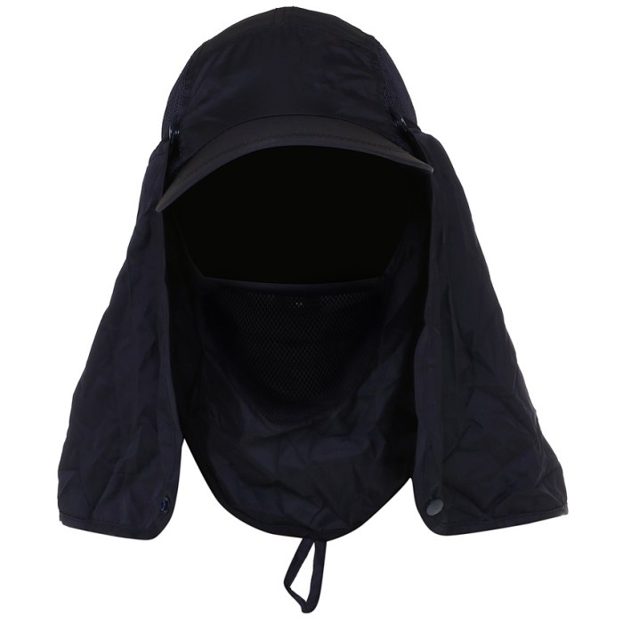 HAMLIN BERTH TOPI MEMANCING TENTARA ANTI UV MATAHARI PRIA - BLUE NAVY