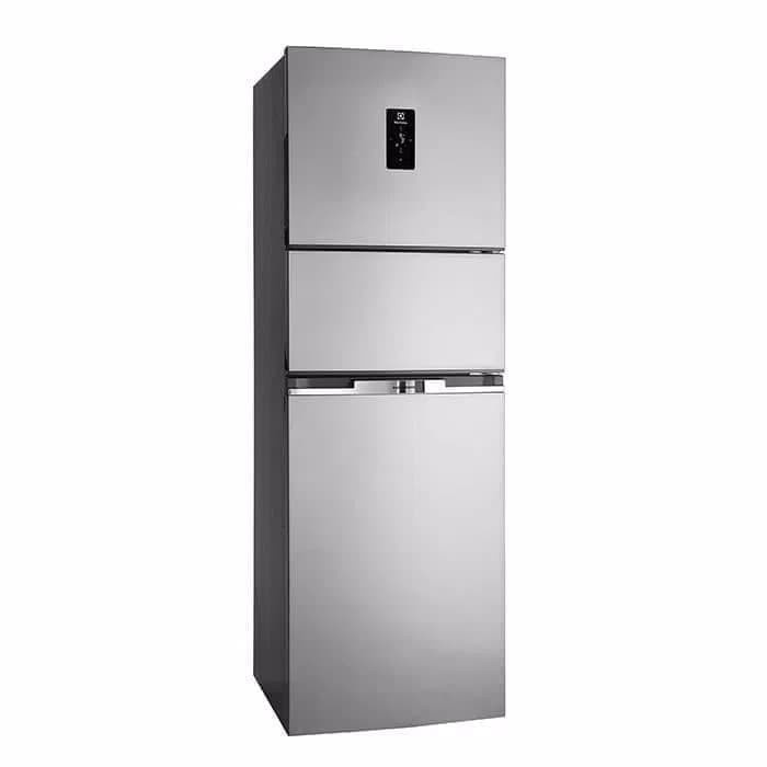 ✨Ready Kulkas 3 Pintu Electrolux Eme 3500 Mg Silver Mewah Garansi Resmi Terbaru