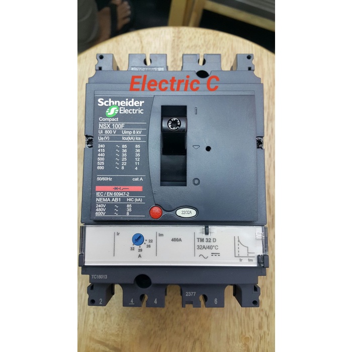 ✨Ori Schneider Electric / Merlin Gerin / Mccb Nsx100 F / Nfb 3Phase 32A Limited