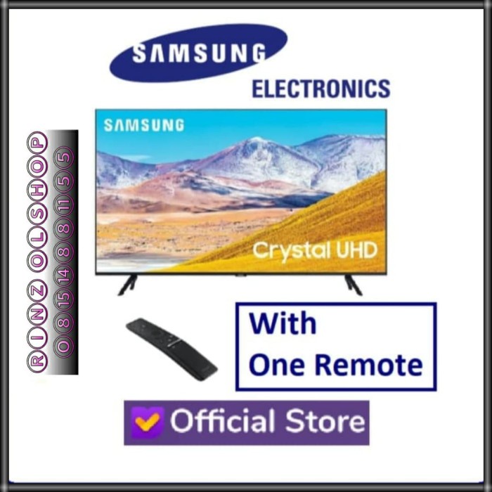 ✨Ori Led Tv Samsung 65Tu8000 Smart Tv Crystal Uhd One Remote Air Play2 Berkualitas