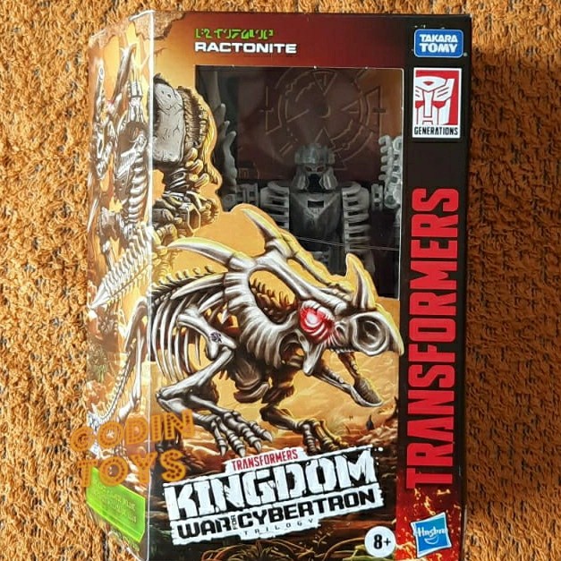 ✨New Ori Transformers Ractonite Kingdom War Cybertron Wfc Hasbro Terbatas
