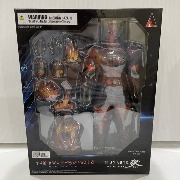 ✨New Ori Original Play Arts Kai Man On Fire Metal Gear Solid V The Phantom Pain Diskon