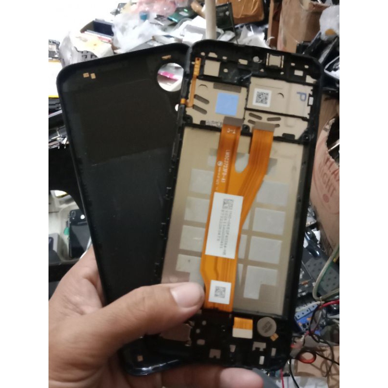 Lcd Samsung A03 Core Ori Copotan Minus Glas Retak