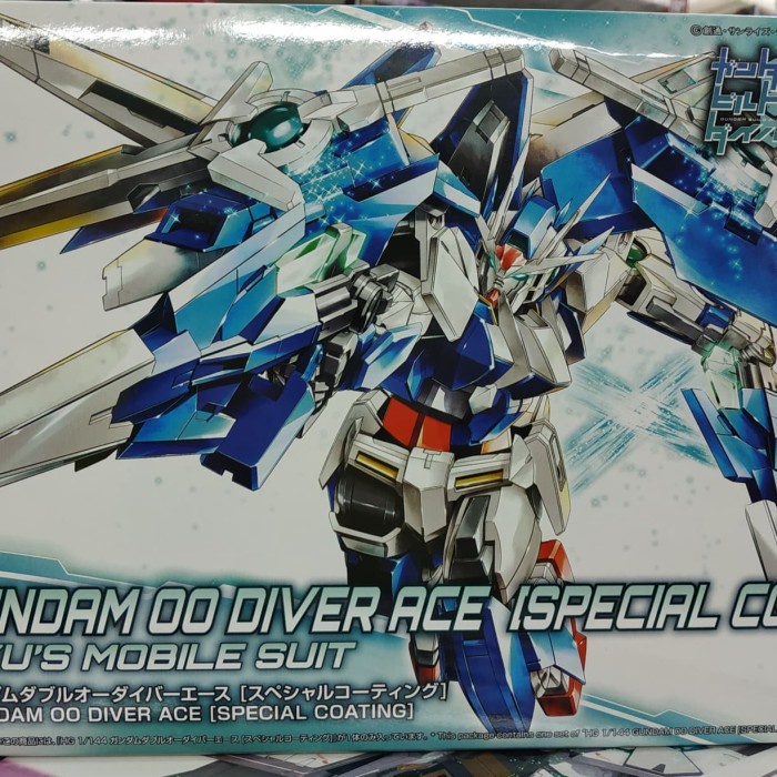 ✨New Hgbd Gundam 00 Diver Ace Special Coating Terbatas