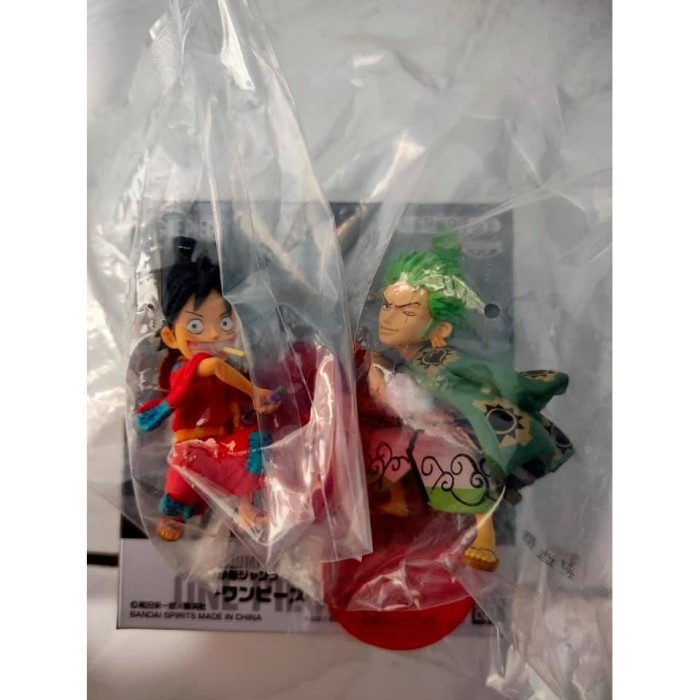 ✨New Wcf One Piece Jump Wano Limited Luffy Zoro Set 2 Ori Japver Terbatas