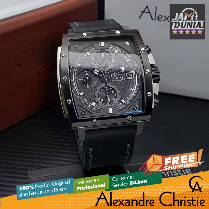 ✅Ori Jam Tangan Alexander Christie Pria Original 6376 M4 Ac6376Mc Tr Bisa Gojek