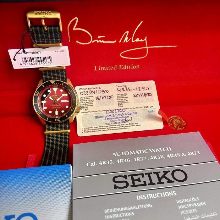 ✅Sale Seiko 5 Sport Srph80K1 Edisi Brain May Limited Edition Baru Jual Murah Bisa Gojek