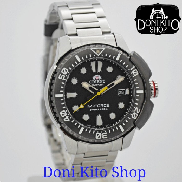 ✅Sale Jam Tangan Pria Original Orient M-Force Ra-Ac0L01B Diver 200M Garansi Limited