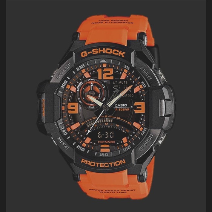 ✅Sale Casio G-Shock Gravitymaster Ga-1000-4Adr G-Aviation Twin Sensor Digita Berkualitas