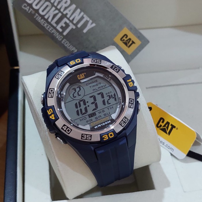 ✅Original Jam Pria Caterpillar Oc.147.26.247 Blue Digital Original Diskon
