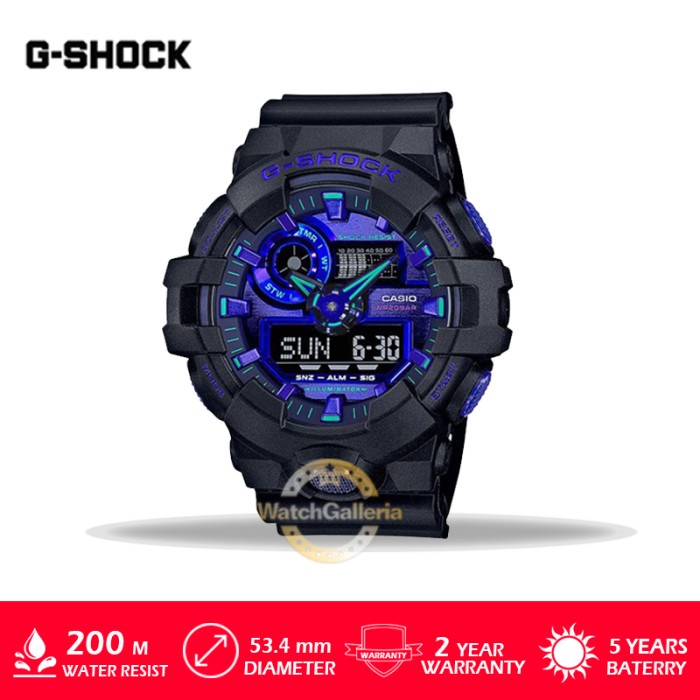 ✅Ori Jam Tangan Pria Casio G-Shock Ga-700Vb-1Adr / Ga-700Vb-1A / Ga-700Vb Bisa Sameday