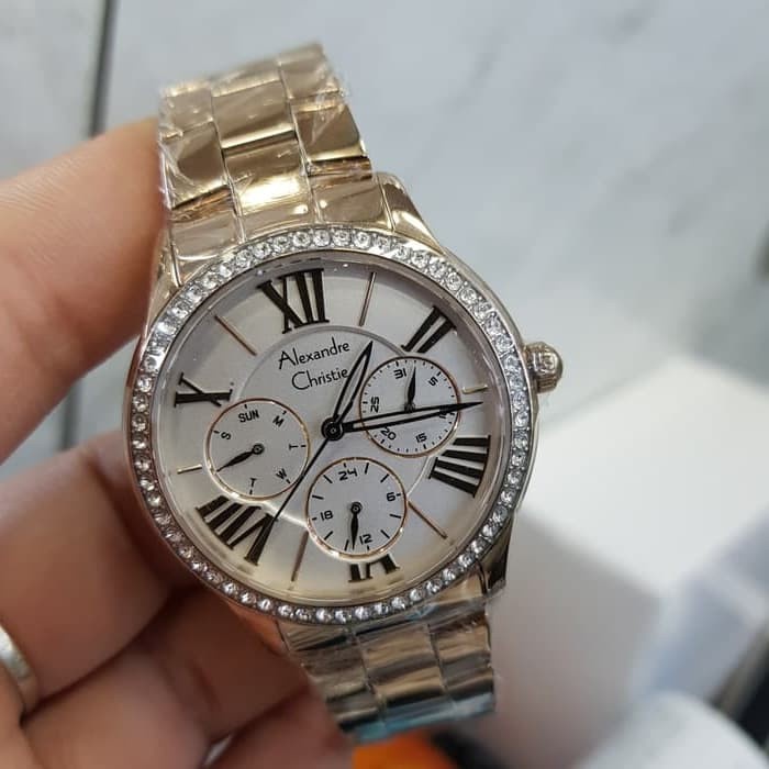 ✅New Ori Alexandre Christie Ac 2642Bf / Ac2642 Rosegold Original  Garansi Terbaru